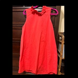 Tyler boe coral tie back dress